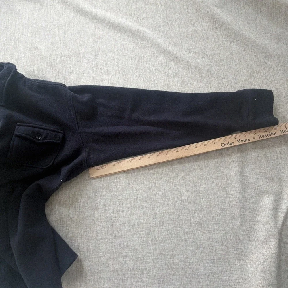 Vintage Wool Shacket Men's XL Banana Republic Navy Classic Y2K Utility Workwear
